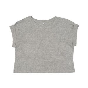 Mantis Womens/Ladies Cropped T-Shirt / Heather Marl
